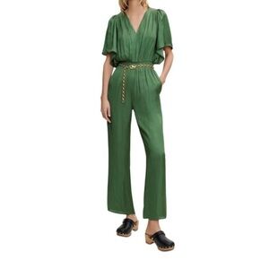 Maje Pachel Flutter Sleeve Jumpsuit